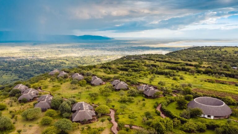 Lake Manyara Kilimamoja Lodge Birdeye View